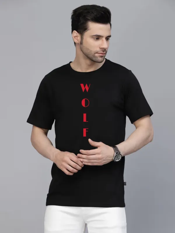 Black_Oversized_Printed_Half_Sleeve_Cotton_T-Shirt_For_Men