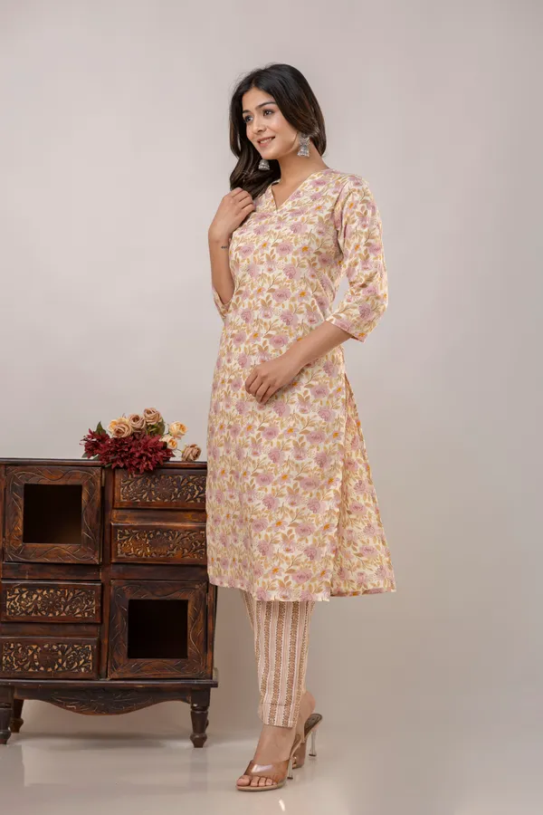 Multicolor_Cotton_Kurta_Sets_For_Women
