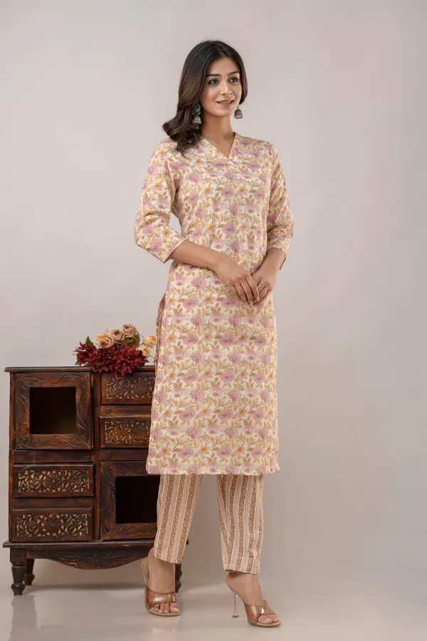 Multicolor_Cotton_Kurta_Sets_For_Women