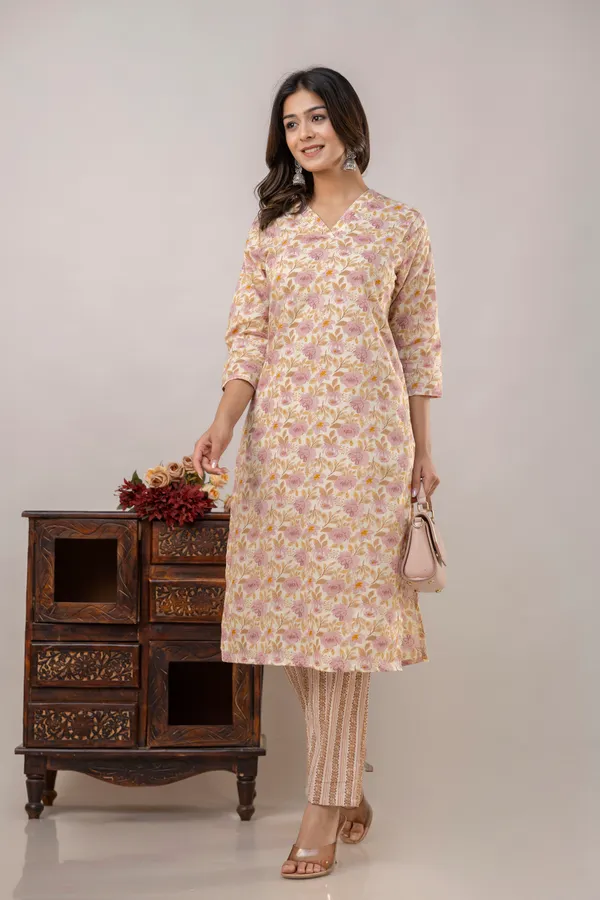 Multicolor_Cotton_Kurta_Sets_For_Women