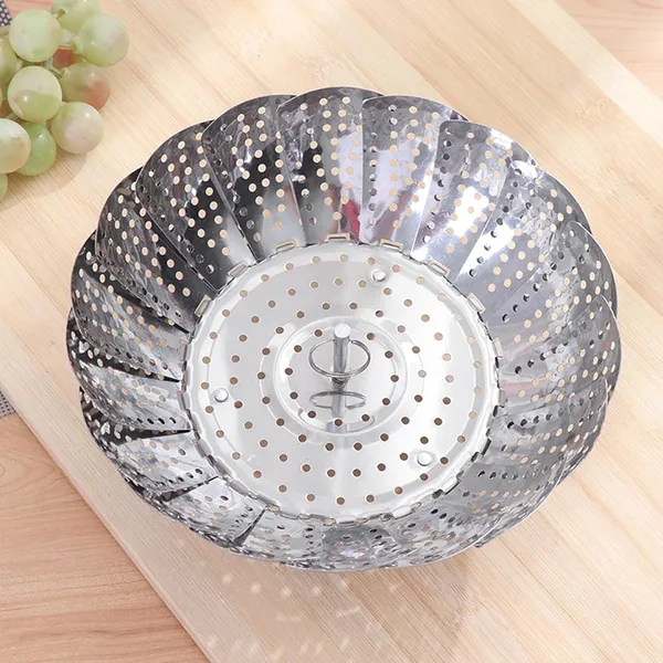 Stainless_Steel_Vegetable_Fruit_Steamer_Punching_Food_Drain_Bowl_Basket_Stainless_Steel_Steamer