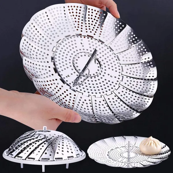 Stainless_Steel_Vegetable_Fruit_Steamer_Punching_Food_Drain_Bowl_Basket_Stainless_Steel_Steamer