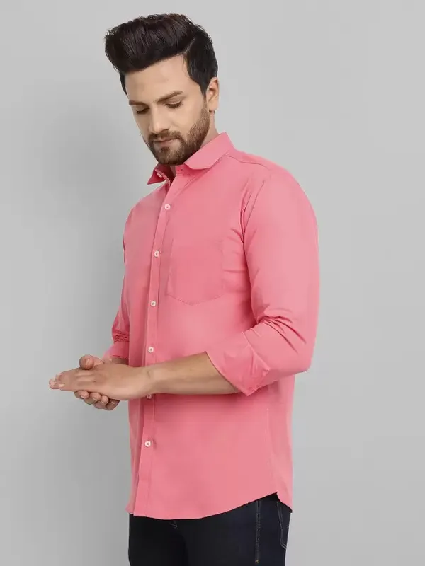 Pink_Colour_Solid_Shirt