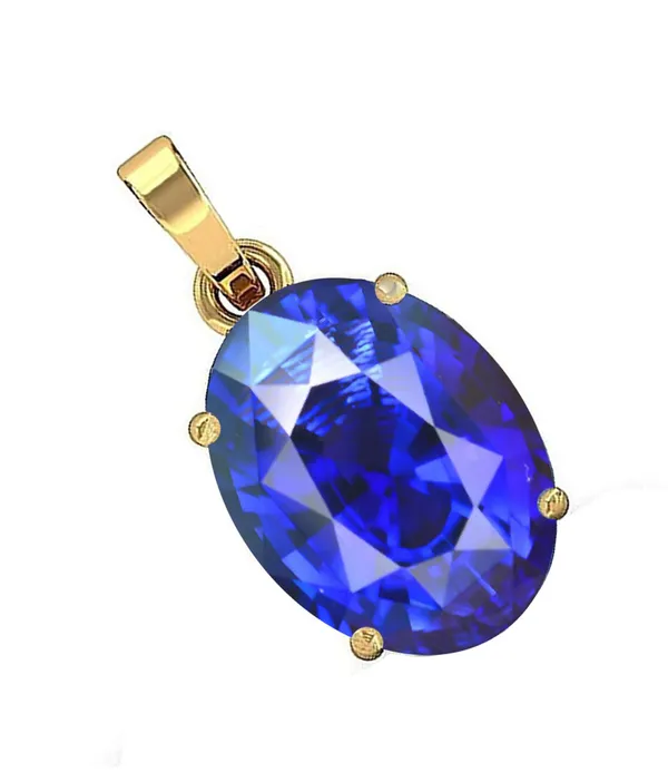 Blue_Sapphire_Neelam_Pendant_Natural_Loose_Gemstone_For_Unisex