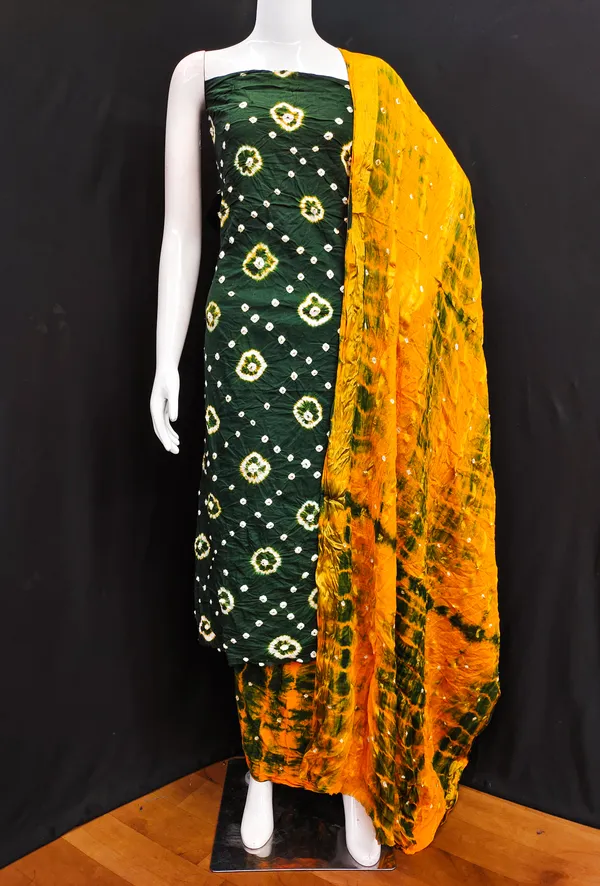 Unstitched_Suit_Dress_Material_|_Suman_Pure_Cotton_Hand_Bandhej_Bandhani_|_Premium_Unstitched_Suit_Material_For_Her_|_4.50_Meter_Top_&_Bottom_With_2_Meter_Dupatta