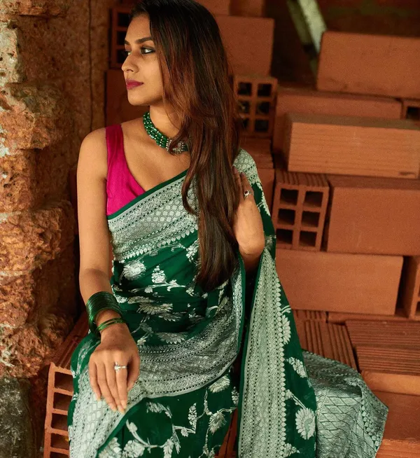 GREEN_KANJIVARAM_SILK_SAREE