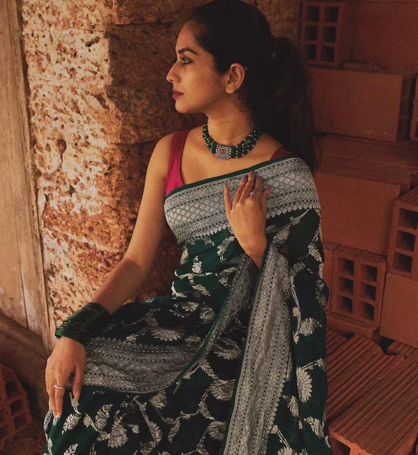 GREEN_KANJIVARAM_SILK_SAREE