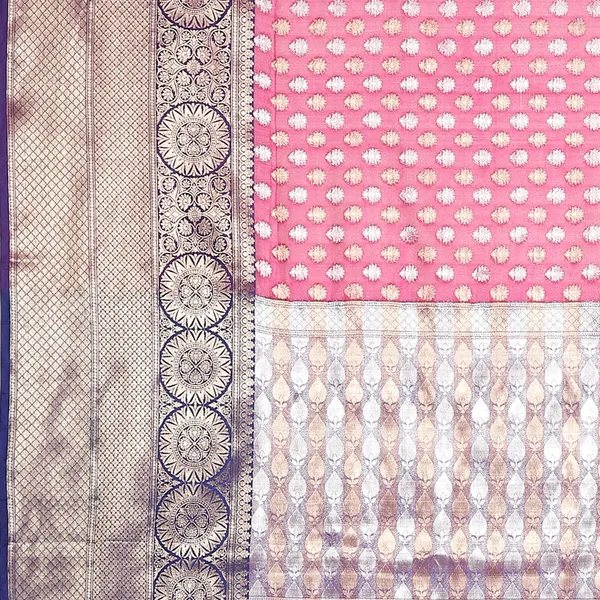 Pink_Kanchi_Silk/Brocade_Banarasi_Sarees_For_Women
