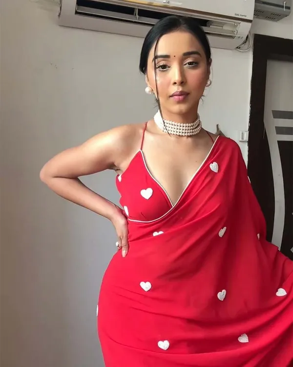 Red_Color_1-Minute_Ready_To_Wear_Georgette_Saree_With_Thread_Gamthi_Work