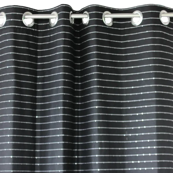 Pack_of_2_Cotton_Midnight_Black_Harmony_Sequence_Collection_Eyelet_Curtainfor_Window_and_Door