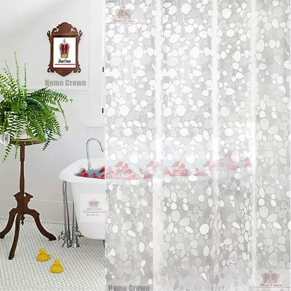 Water-Repellent_3D_Design_Waterproof_PVC_54x78_inches/4.5x7_ft_Shower_Curtain_with_Hooks_for_Hanging_(Semi-Transparent)