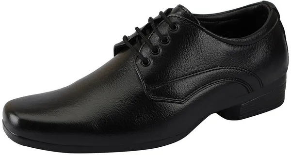 White_&_Black_PU_Premium_Derby_Shoe_For_Men