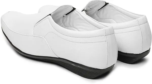 White_PU_Premium_Slip_On_Shoe_For_Men