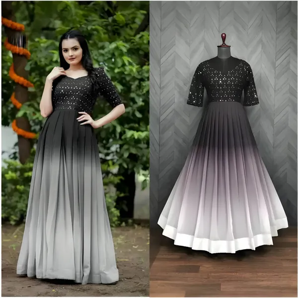 FOXDX_Multicolor_Women_Embellished_Anarkali_Gown_Kurta