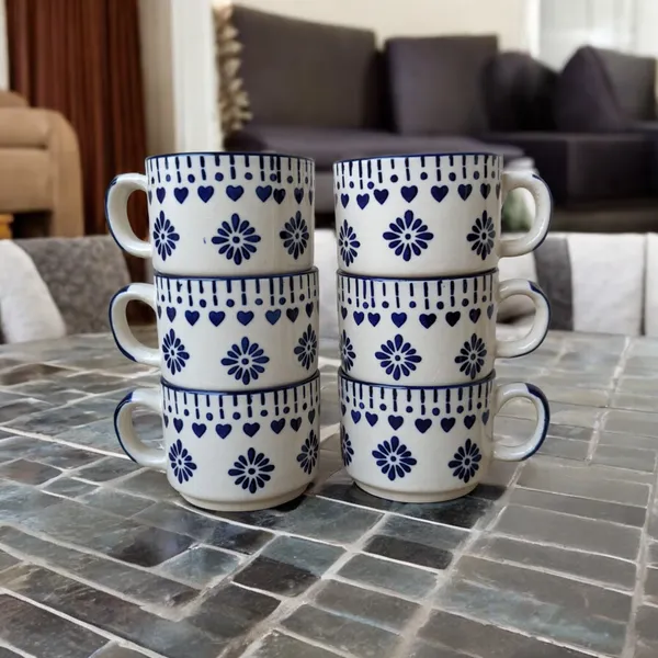 Vintage_Blue_and_White_Ceramic_Mug_Set_(Set_of_6)