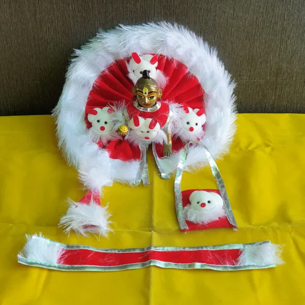 Visat_Goddism_Laddu_Gopal_Christmas_Dress_|_Bal_Gopal_Fancy_Poshak_
