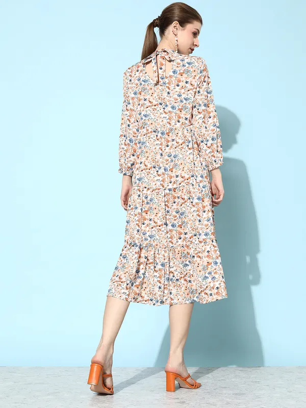 Multicolor_Crepe_Fit_and_Flare_Dress_For_Women