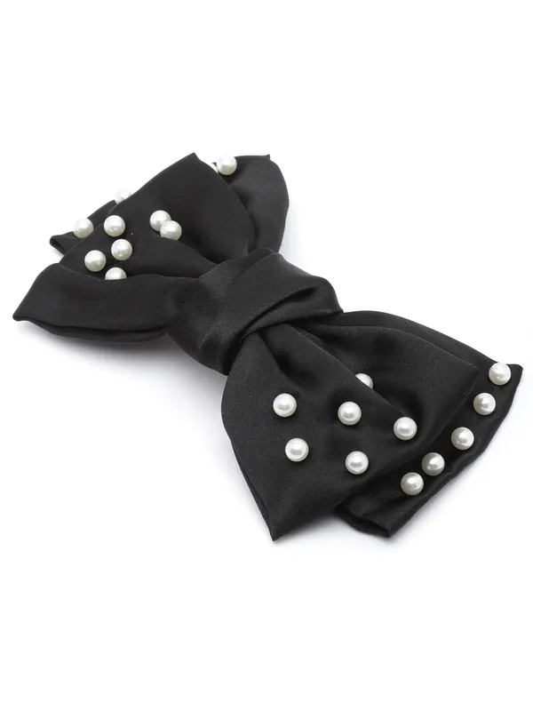 Vogue_Hair_Accessories_Black_Fancy_Party_Bow_Hair_Clip_Back_Clip_For_Girls_and_Women