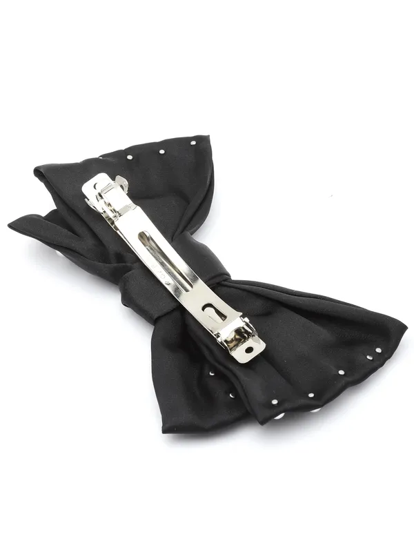 Vogue_Hair_Accessories_Black_Fancy_Party_Bow_Hair_Clip_Back_Clip_For_Girls_and_Women