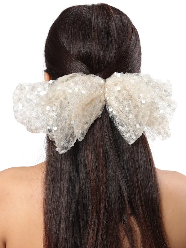 Vogue_Hair_Accessories_Black_And_Gold_Fancy_Party_Bow_Hair_Clip_Back_Clip_For_Girls_and_Women_Set_Of_2