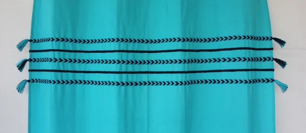 Pack_of_2_Cotton_Turquoise_Boho_Braids_Collection_Curtain_Set_for_Window_and_Door