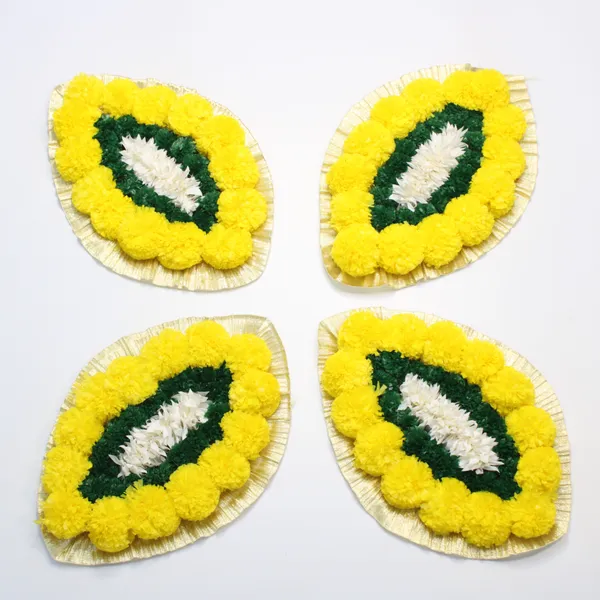 Combo_of_4_Multicolor_Rangoli__Leaf_Artificial_Flowers_for_Festive_Decor