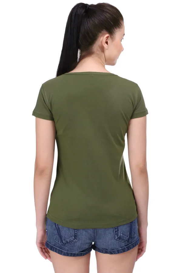 Tshirt_For_Women_Cotton_|_Half_Sleeves_Round_Neck_Printed_Tops_Olive_Green_Xx-Large