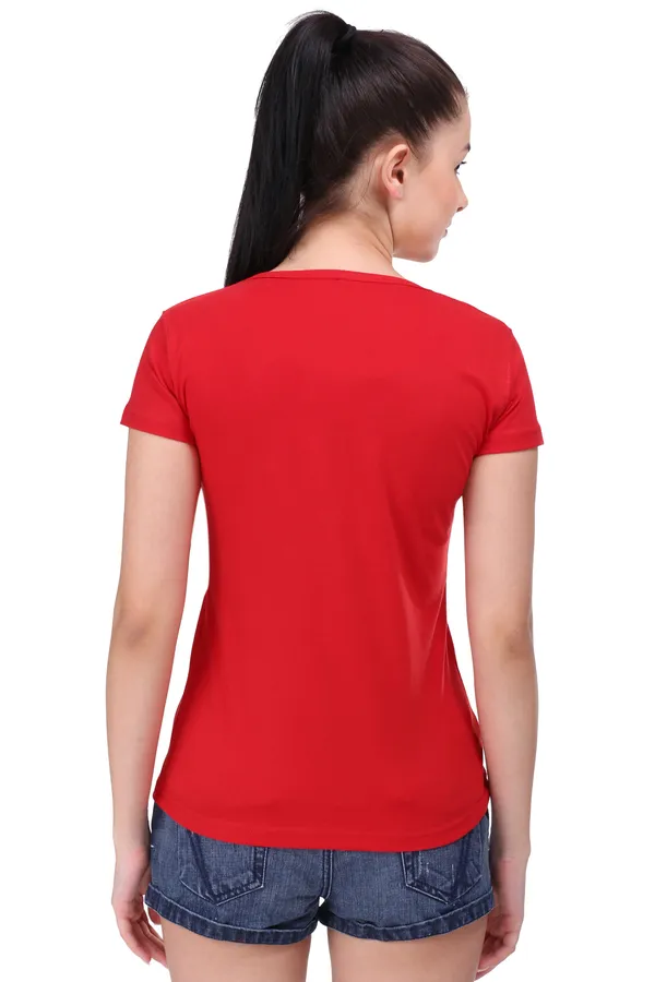 Tshirt_For_Women_Cotton_|_Half_Sleeves_Round_Neck_Printed_Tops_Red_Xx-Large