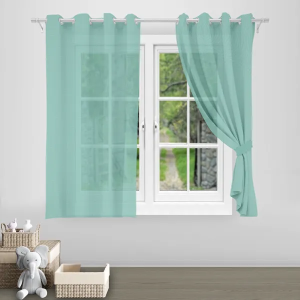 Solid_Sheer_1_Panel_Window_Curtain_Set_for_Living_,_Dining_Room_(1Pcs,_5_Feet,_Blue_)