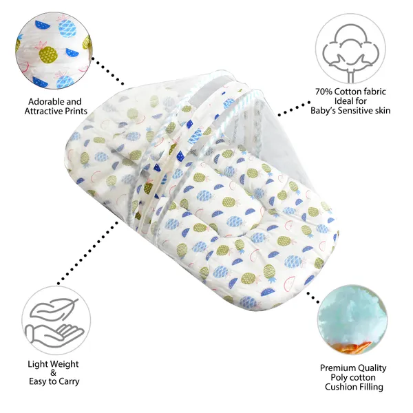 Fruity_Baby_4_Piece_Bedding_Set_with_Pillow_and_Bolsters_Sleeping_Bag_and_Bedding_Set_Combo_(Blue)