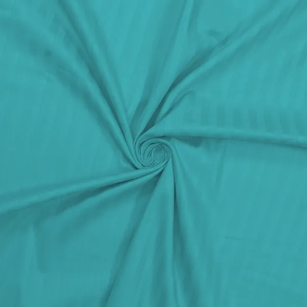 _100%_Cotton_220_TC_Italian_Stripes_Flat_King_Size_Bedsheet_With_2_Pillow_Cover_(108_x_108_Inch,_TURQ_BLUE)
