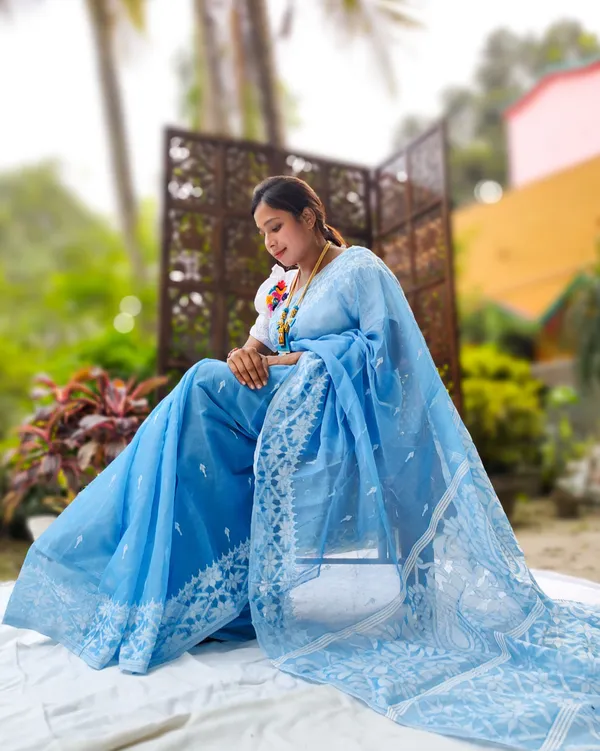 Blue_Premium_Quality_Dhakai_Jamdani_Saree