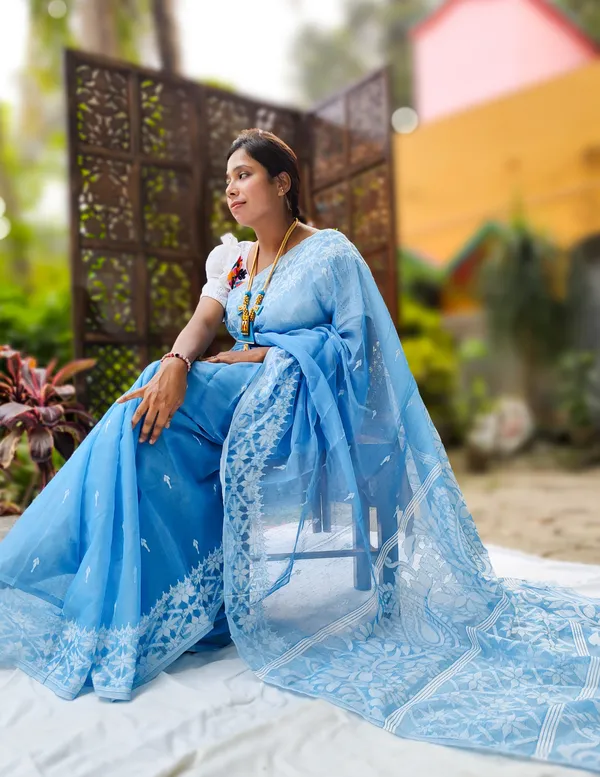 Blue_Premium_Quality_Dhakai_Jamdani_Saree