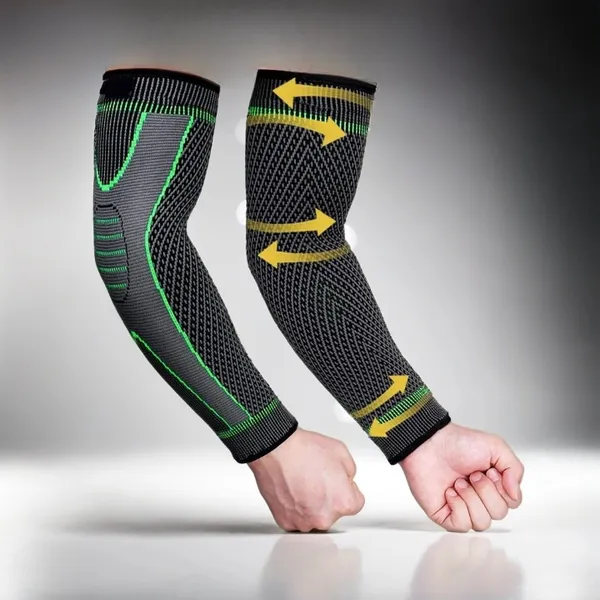 Elbow_Support_for_Men-_Pair_of_3D_Knitted_Elbow_Brace_for_Gym,_Workout_and_Pain_Relief_|_Extra_Long_Braces_Elbow_Sleeve_for_Working_Out,_Joint_Pain_(Green-Black)