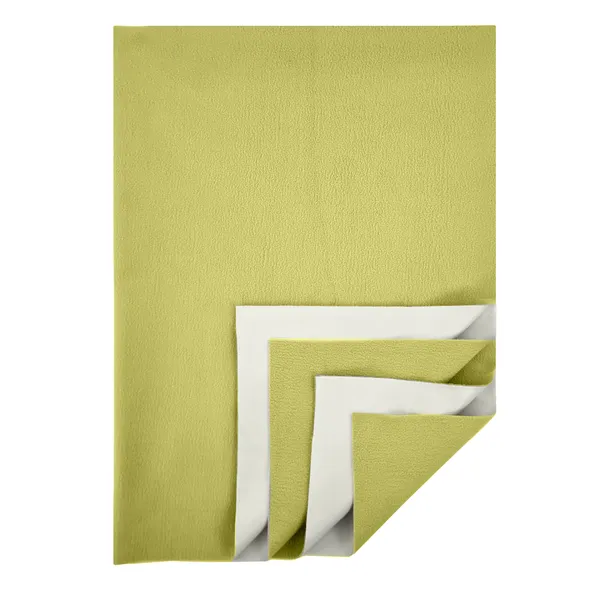 _Waterproof_Bed_Protector,_Anti-Piling_Fleece_Extra_Absorbent_Quick_Dry_Sheet,_Baby_Bed_Protector,_Medium_Size(70_X_100_CM),_Pack_of_1_-YELLOW