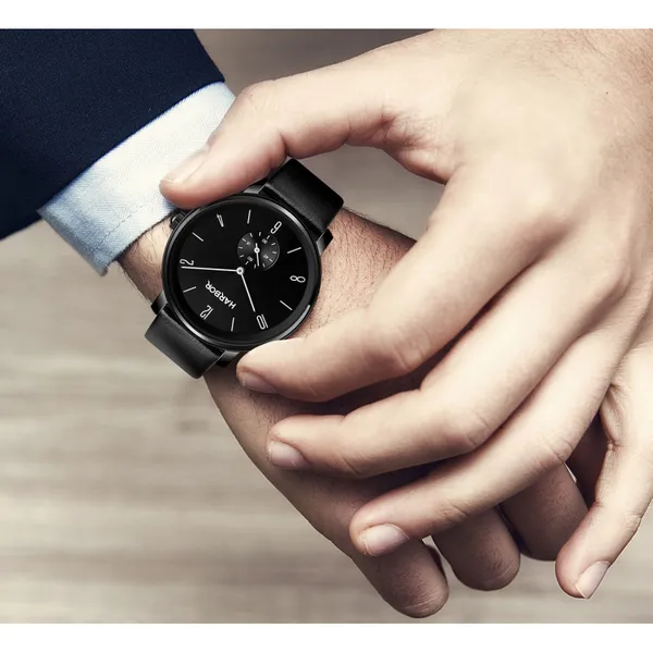 Black_Leather_Wrist_Watch_For_Men_|_Harbor_Analog