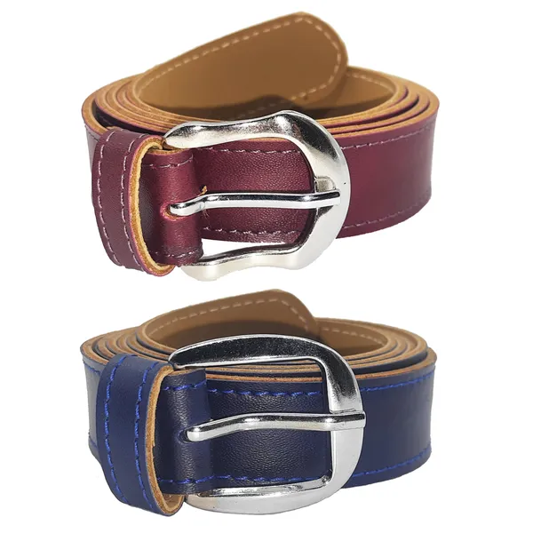 Exotique_Maroon_&_Blue_Faux_Leather_Belt_Combo_For_Women_(WC0022MU)