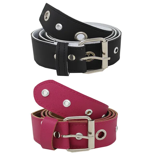 Exotique_Black_&_Pink_Faux_Leather_Belt_Combo_For_Women_(WC0030MU)