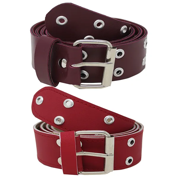 Exotique_Brown_&_Pink_Faux_Leather_Belt_Combo_For_Women_(WC0032MU)