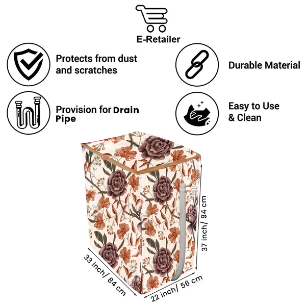 Semi_Automatic_Washing_Machine_Cover_Suitable_For_All_Major_Brands_Upto_8.5_KG_(Material-_Polyester,_Color-Red,_Size-33x22x37_Inches)
