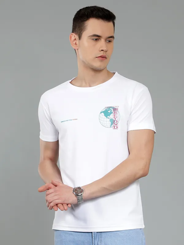 We_Perfect_Printed_Men_Round_Neck_Black_White_T-Shirt