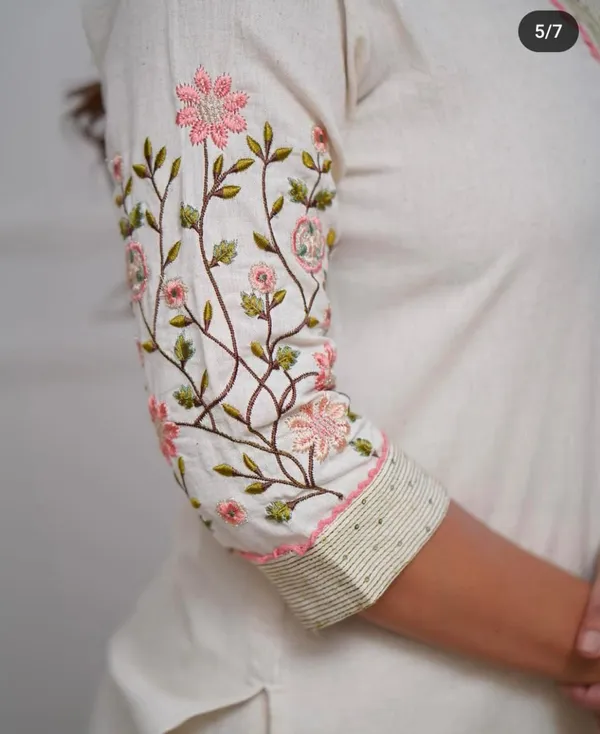 WHITE_EMBROIDERD_COTTON_BLIND_KURTA_AND_PANT_SET.