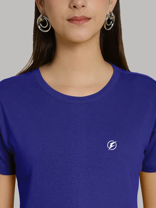 Pack_of_2_Blue_&_Yellow_Cotton_Round_Neck_T-Shirt_For_Women