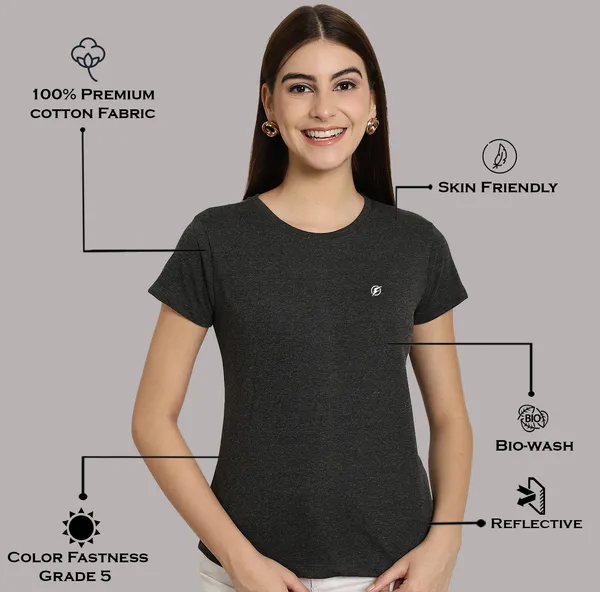 Pack_of_2_Blue_&_Grey_Cotton_Round_Neck_T-Shirt_For_Women