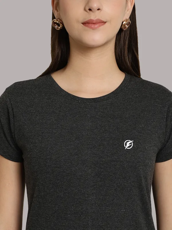 Pack_of_2_Grey_&_Mustard_Cotton_Round_Neck_T-Shirt_For_Women
