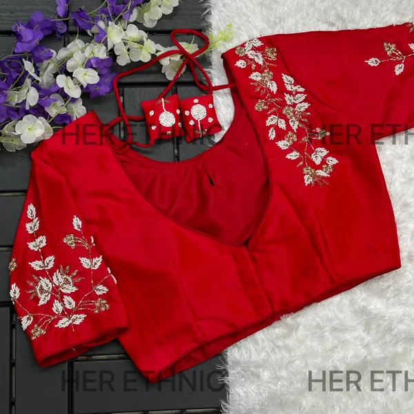 Red__Blouse_Handwork_Boutique_Style_Blouse