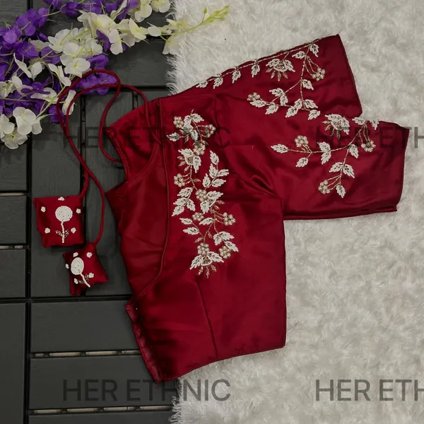 Marron_Women_Handwork_Blouse