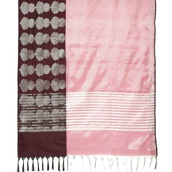 Burgundy_Kanjeevaram_Banarasi_Sarees_For_Women