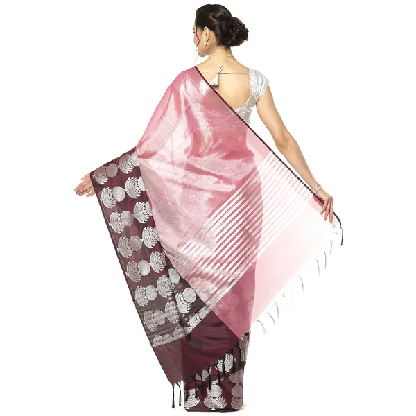 Burgundy_Kanjeevaram_Banarasi_Sarees_For_Women
