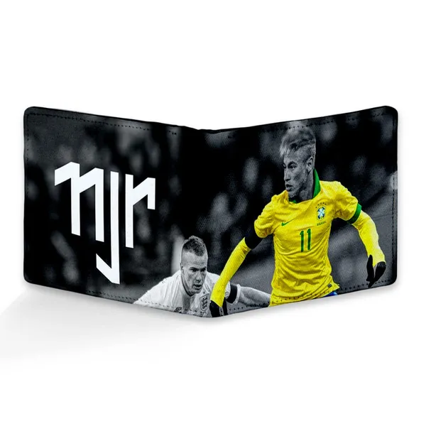 Printed_Pu_Leather_Wallet_For_Men'S/Boy'S_Neymar_Jr.